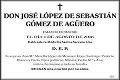 José López de Sebastián Gómez de Agüero